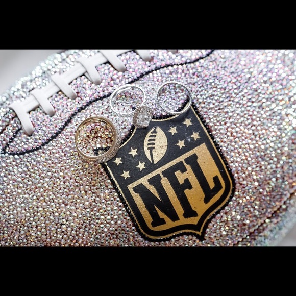 NFL Swarovski Crystal Football - Picture 6 of 7